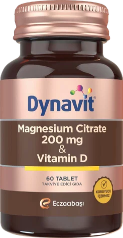 Magnesium Citrate & Vitamin D 200 mg ürün görseli